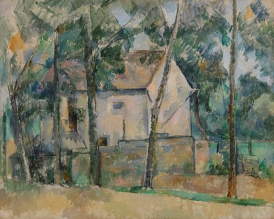 Haus und Bäume von Paul Cézanne